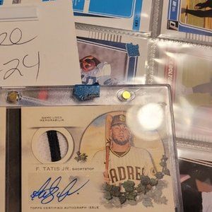 tatis jr machado auto relic